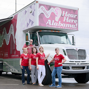 Hear Here Alabama truck and clinical staff